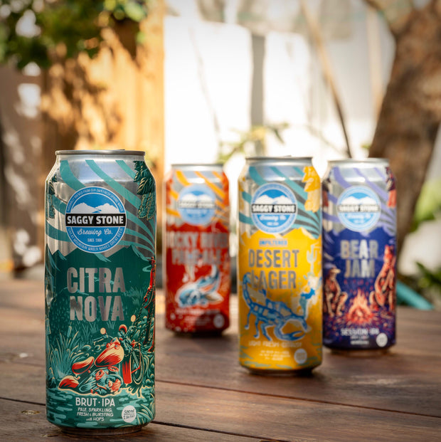 The Icon Case – Four Beers That Define Saggy Stone